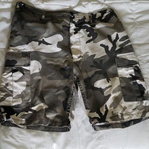 Military Surplus Urban Camo Cargo Shorts